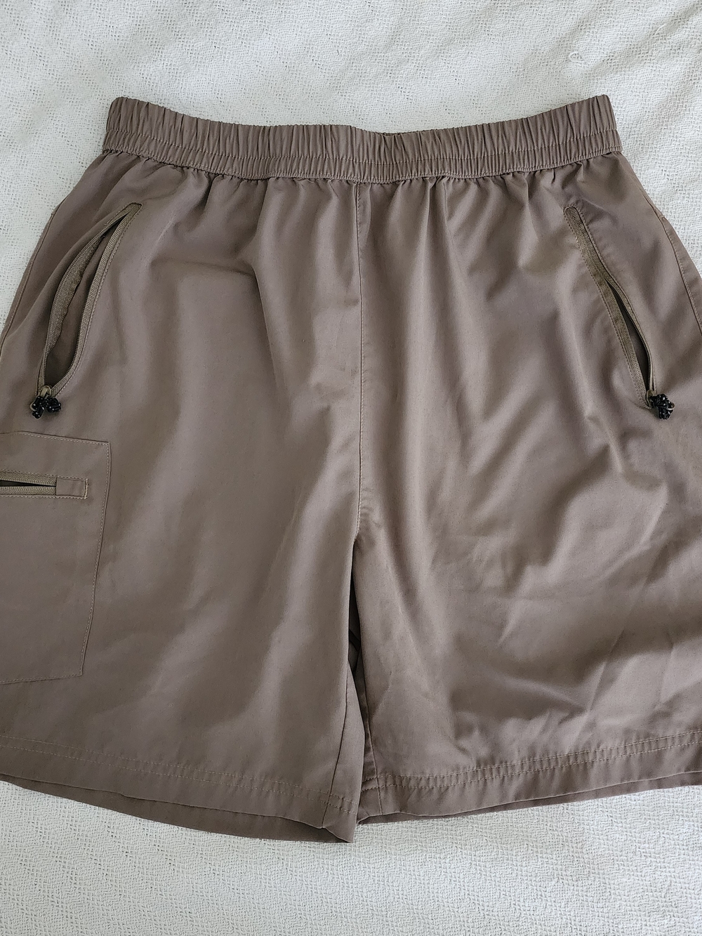Outdoor Sports Technical Hiking Shorts Tan US Large Stretch